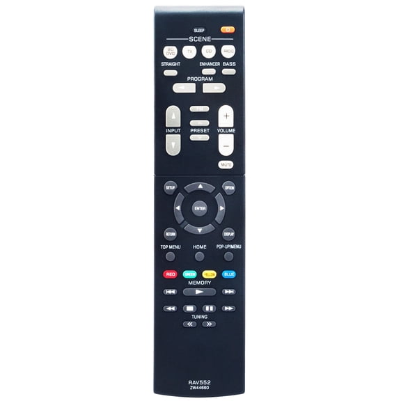 RAV552 ZW44660 Replace Remote for Yamaha AV Receiver HTR-2071 RX-V283 RX-V283BL