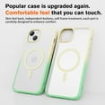 thumbnail image 5 of for iPhone 14 Case Magnetic Phone Case [Compatible with MagSafe] TPU Bumper Hard Skin-Feel Back Slim Fit Shockproof Protective Case Cover for iPhone 14 Men Women Girls, Green, 5 of 7