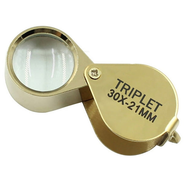 Joyeros de bolsillo Lupa de cristal Joyero Joyas para ojos 30 x 21 mm(Compre 2 y ahorre 10%)
