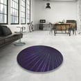 thumbnail image 3 of Ahgly Company Indoor Rectangle Patterned Purple Novelty Area Rugs, 3' x 5', 3 of 6
