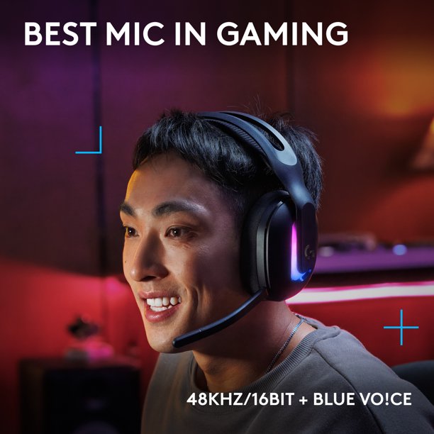 Logitech G522 LIGHTSPEED Wireless Gaming Headset, Full-Band Mic