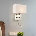 thumbnail image 2 of Wall Light with Charging USB Interface, Wall Mounted Light for Bedroom Bedside Reading, Adjustable LED Spotlight, Metal Wall Sconce, Gentle on the Eyes, Easy &amp; Quick, 2 of 5