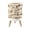 Color 4, variant on Small Trash Can with Lid Rolling Hills Fences Cozy Cottages 1.8 Gallon Dog Proof Trash Can Round Garbage Can Waste Bin Wastebasket for Bathroom Bedroom Living Room