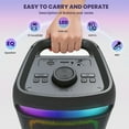 thumbnail image 2 of 16.73" Karaoke Machine for Adult & Kids, Home Karaoke System with Microphone, Portable Bluetooth Party Speaker, Christmas Birthday Gifts, 2 of 8