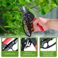thumbnail image 5 of MEPEREZ Ootdoor & Yard Garden Clippers, Cutting Work 3 Times Easier, Arthritis Weak Hand Snips, Gardening Gift, 8 OZ, 1 PCS, 5 of 7