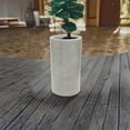 thumbnail image 2 of Ecobo 28.7 inches Eco-Friendly Round Pot Planter, Milano Indoor/Outdoor use, Durable, Versatile & Lightweight, Designed by Brazilian Artisans, Contemporary All-Weather Design – White, 2 of 4