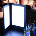 thumbnail image 3 of Menú con Luz LED Recargable, Libro de Exhibición de de PU, Libro de Dos Páginas para Bares, Restaurantes y Clubes Nocturnos, 3 of 5