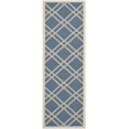 thumbnail image 2 of Safavieh Courtyard Blue Indoor Outdoor Rug - Runner 2'3" x 10', 2 of 5