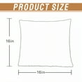 thumbnail image 7 of AUQ 2Pcs Decorative Pillow Covers Hard-wearing Zipper Pillow Covers 16X16 Shape Retaining Cushion Covers Colormixing4, 7 of 7