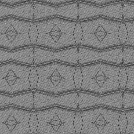 Ahgly Company Machine Washable Indoor Square Transitional Ash Gray Area Rugs, 5' Square