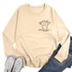 thumbnail image 5 of Sudadera de Halloween para Mujer, Suéter Bordado de Temporada Espeluznante, Suéter de Otoño Fantasma. Albaricoque XXL, 5 of 8