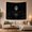 Phase Mountains, variant on Crescent Moon Goddess with Stars and Clouds Against Black, Mystical Fantasy for Women, Celestial Wall Art, Housewarming Gift Tapestry Wall Hanging for Bedroom and Living Room