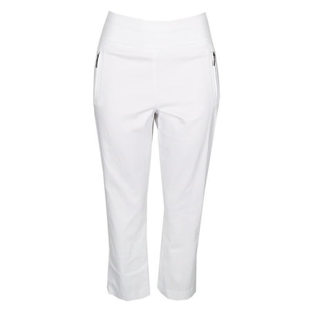 - Inc International Concepts Bright White Cropped Straight-Leg Pants 12