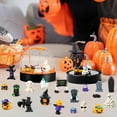 thumbnail image 4 of Halloween Snow Globe Craft Kit, Fun DIY Spooky Pumpkin Water Globes Making Kits Toys, Snow Globes Grave, Ghost, Bat Witch & Skull Party Favor Ornaments, Perfect Halloween Decorations Gifts, 4 of 7