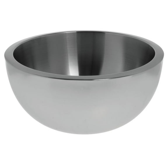 HUBERT® Serving Bowl with Double Walls 7 Quart Stainless Steel - 13" Dia x 7" H