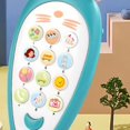 thumbnail image 3 of Kids-Gift Children Music Mobile Toys Learning Machine Simulation Mobile Phone Story Machine Early Education Machine Can Bite green, 3 of 6