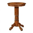 thumbnail image 2 of Boraam Florence 42in. Height Round Wood Pub Table - Walnut Finish, 2 of 8