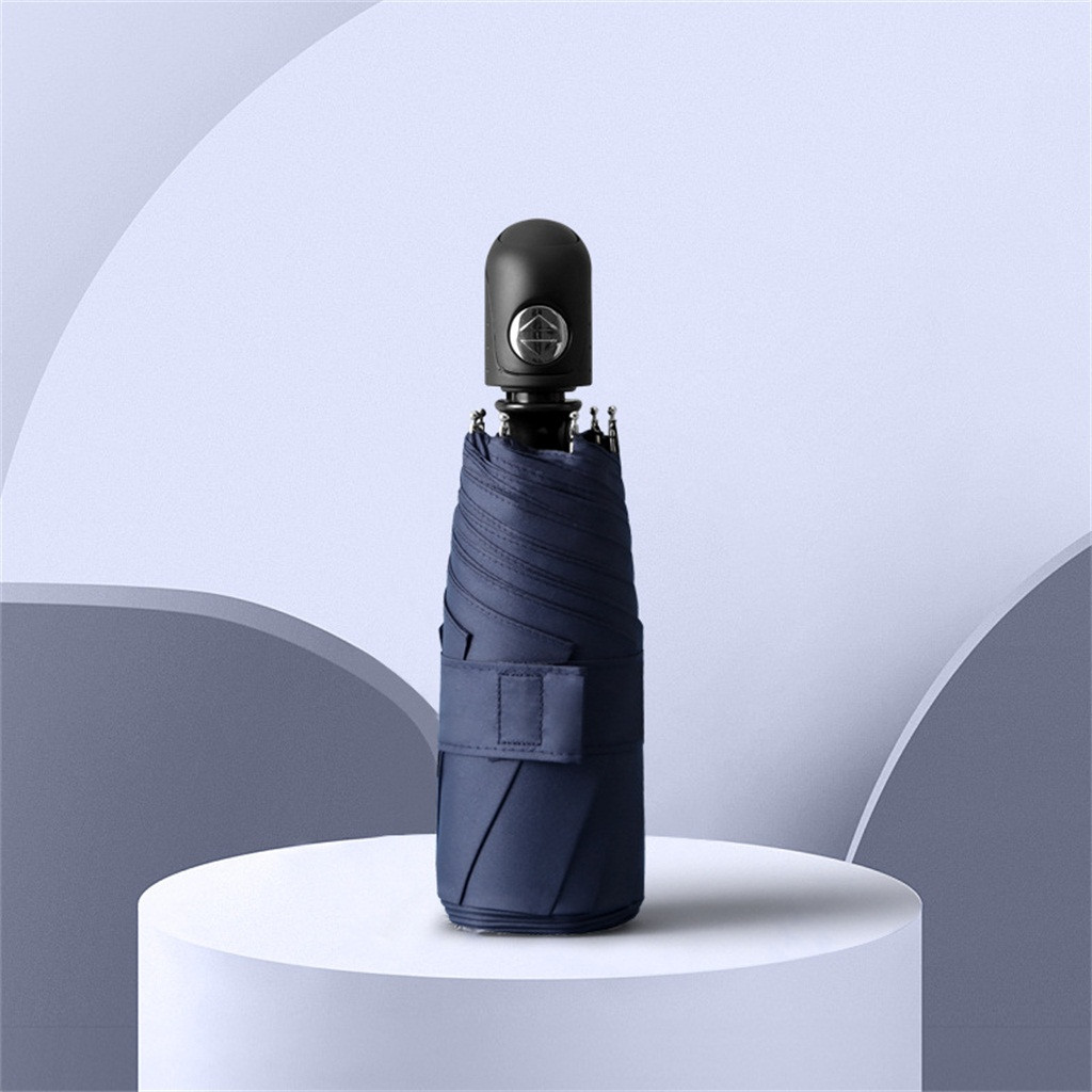 Automatic Vinyl Sun And UV Protection Umbrella Personalized Creative