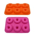 thumbnail image 2 of Pineapple Mold Cavity Silicone Donut Baking Pan Non-Stick Dishwasher Decoration Tools, 2 of 9