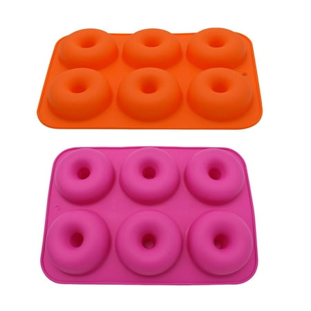 

Dtydtpe Cavity Silicone Donut Baking Pan Non-Stick Mold Dishwasher Decoration Tools 9 X 13 Pan with Non Stick French Bread Loaf Rack Small Aluminum Baking Pans with Paper Lids Cake Baking Rec