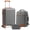 Gray, variant on Aidoly 3-Piece Hard-Shell Luggage Set – 20" Spinner Suitcase Equipped with TSA-Approved Lock, Paired with a Foldable Daypack and a Waterproof Wash Bag, Beige Brown