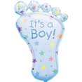 thumbnail image 2 of Party Destination 190392 Ballon en Forme de Pied Bleu en Aluminium, 2 of 3