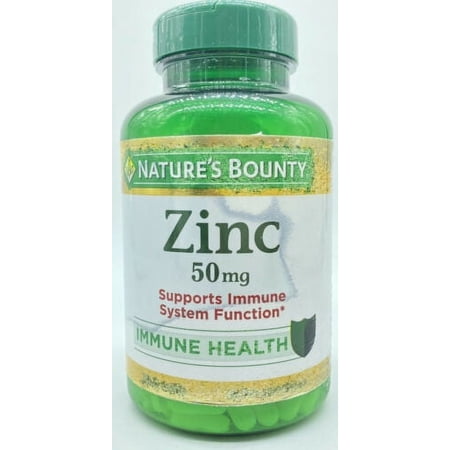 Nature s Bounty Zinc 50mg  Immune Support  250 Caplets