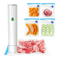 thumbnail image 1 of Vacuum Sealer for Food - Cordless Handheld Food Vacuum Saver with 10 Pcs Sealer Bags, for Food Preservation & Fresh, 1 of 6