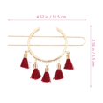 thumbnail image 2 of unbranded 1Ud Horquilla Roja Con Y Para Peinar Y Decorar En Estilo Chino, 2 of 6