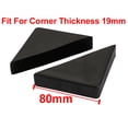 thumbnail image 2 of Unique Bargains 4pcs 80mmx80mm Plastic Table Desk Corner Guard Protector Fit for 19mm Thickness, 2 of 3