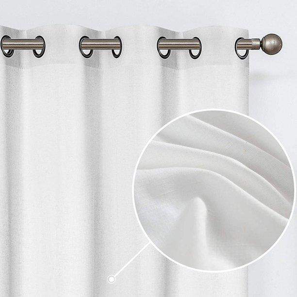 Goory 2Pcs Luxe Curtains Traitements Paysage Rideaux Lumière