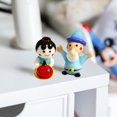 thumbnail image 4 of 2 piezas de esculturas en miniatura de vidrio soplado a mano, adornos de vidrio, regalos, decoración, figuras coleccionables para jardines, 4 of 6