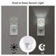 thumbnail image 3 of Fotbe Retro bows Luz Nocturna LED, Luz de Noche con Sensor de Luz Natural de Anochecer a Amanecer, Se Enchufa a la Pared, Blanco Cálido 0.5W-US, 3 of 7