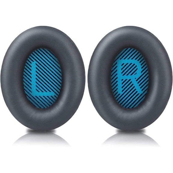 Aiivioll Replacement EarPads Cushions Earmuffs Ear Pads Compatible with QuietComfort25 / QC15 / QC2 / AE2 / AE2i / AE2W Headphones (Titanium Blue Mat)
