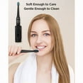 thumbnail image 4 of Fairywill Sonic Electric Toothbrush,Power Toothbrushes with 6 Rechargeable Brush Heads,IPX7 Waterproof 5Modes 30Days Battery Life Suitable for Short Business Trips,Black, 4 of 9