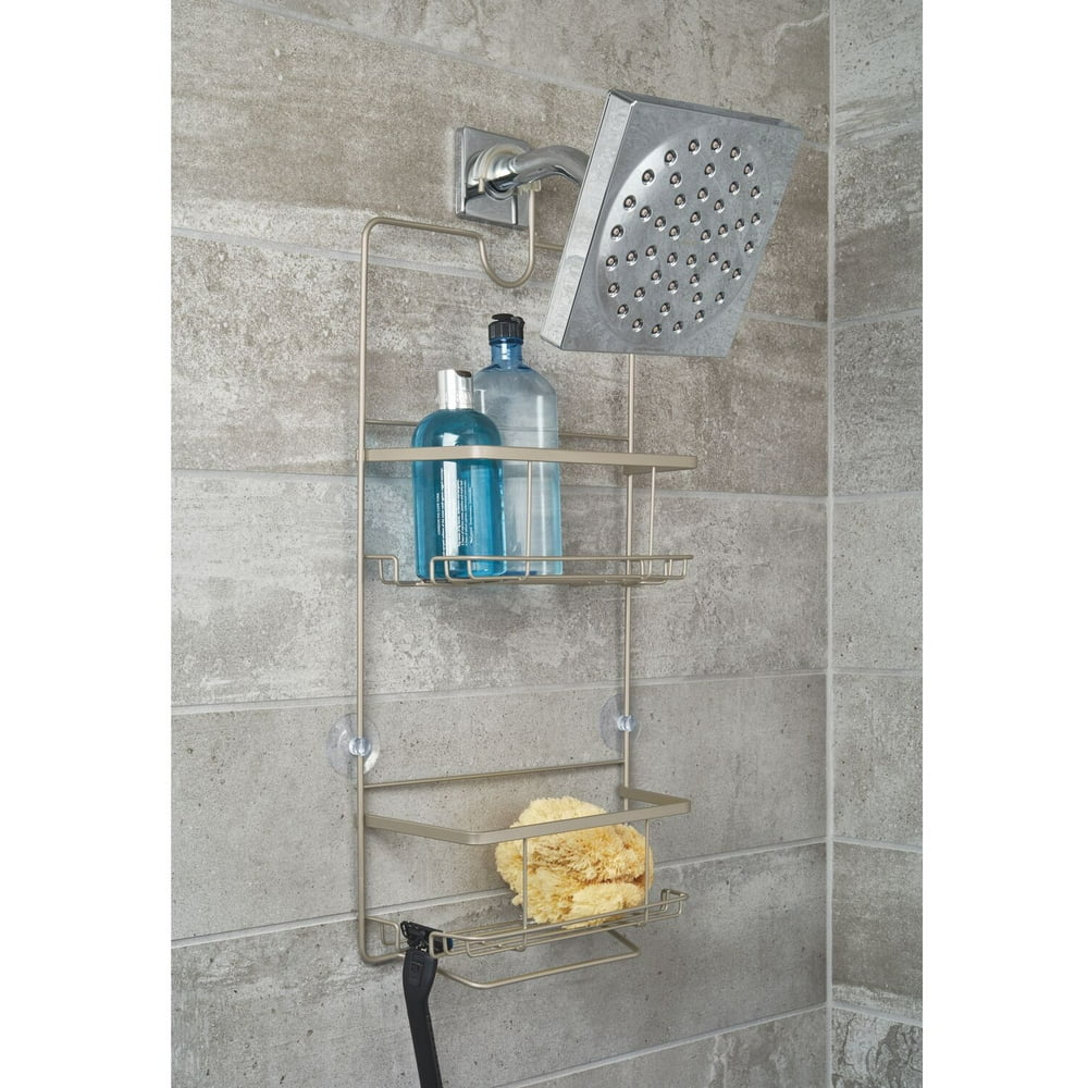 iDesign Everett Metal Hanging Shower Caddy, Satin