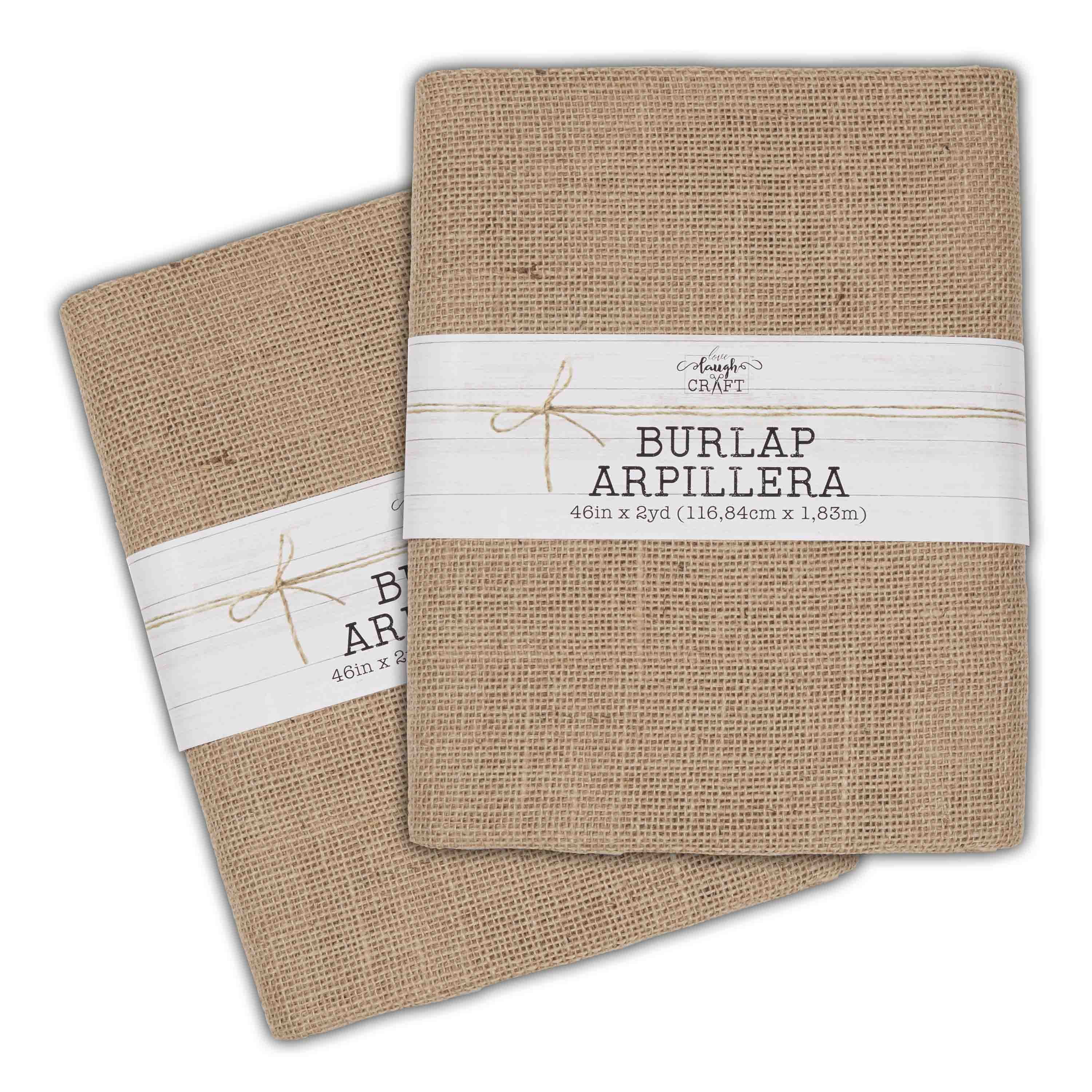 2 Yard X 46" Precut Natural, Fine Weave, 2 Pack
