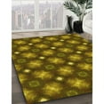 thumbnail image 3 of Ahgly Company Machine Washable Indoor Rectangle Transitional Dark Golden Rod Brown Area Rugs, 8' x 10', 3 of 7