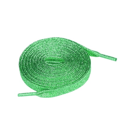 

Allegra K Glitter Sparkling Flat Shoelace Shoe Laces for Sneakers Shiny Shoes Strings