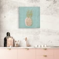 thumbnail image 2 of Masterpiece Art Gallery Golden Pineapple By Stephano Altamura Canvas Art Print 24" x 24", 2 of 4
