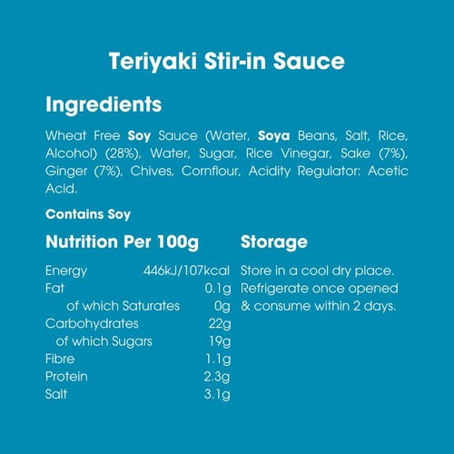 Bay's Kitchen Teriyaki Stir-in Sauce 260g, British Import (Pack of 2)