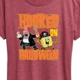 thumbnail image 3 of SpongeBob SquarePants - Hooked On Halloween - Women's Short Sleeve Graphic T-Shirt, 3 of 6