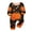 Black, Orange, variant on Mfakffe Halloween Pumpkin Family Matching PJs Sets Long Sleeve Crew Neck 2-Piece Loungewear Sets Soft Stretch Home Sleep Outfits