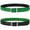 Black/Kelly Green, variant on Falari Reversible Buckle Fashion Genuine Leather Belt For Women Youth Kids Girl and Boy