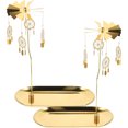 thumbnail image 4 of 1 juego de portavelas giratorio portavelas portavelas de té candelabro de boda HOMEMAXS MX16166416, 4 of 5