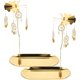 thumbnail image 4 of 1 juego de portavelas giratorio portavelas portavelas de té candelabro de boda HOMEMAXS MX16166416, 4 of 5