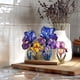 thumbnail image 5 of Exhibición de Escritorio Impresa En Acrílico Decoración Floral Base de Madera Adorno de Escritorio Transparente, 5 of 7
