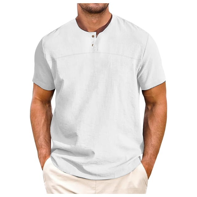 HBFAGFB T-Shirts pour Hommes Manches Courtes Col Rond Vêtements d'Été Blanc Taille g