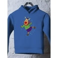 thumbnail image 3 of Skating Reindeer Hoodie Toddler -Image by Shutterstock,  5 Toddler, 3 of 4