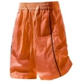 thumbnail image 6 of Inglocry Men's Running Shorts with Zipper Pockets Quick Dry Athletic Gym Workout Shorts Lightweight Stretch Saffron XL, 6 of 6
